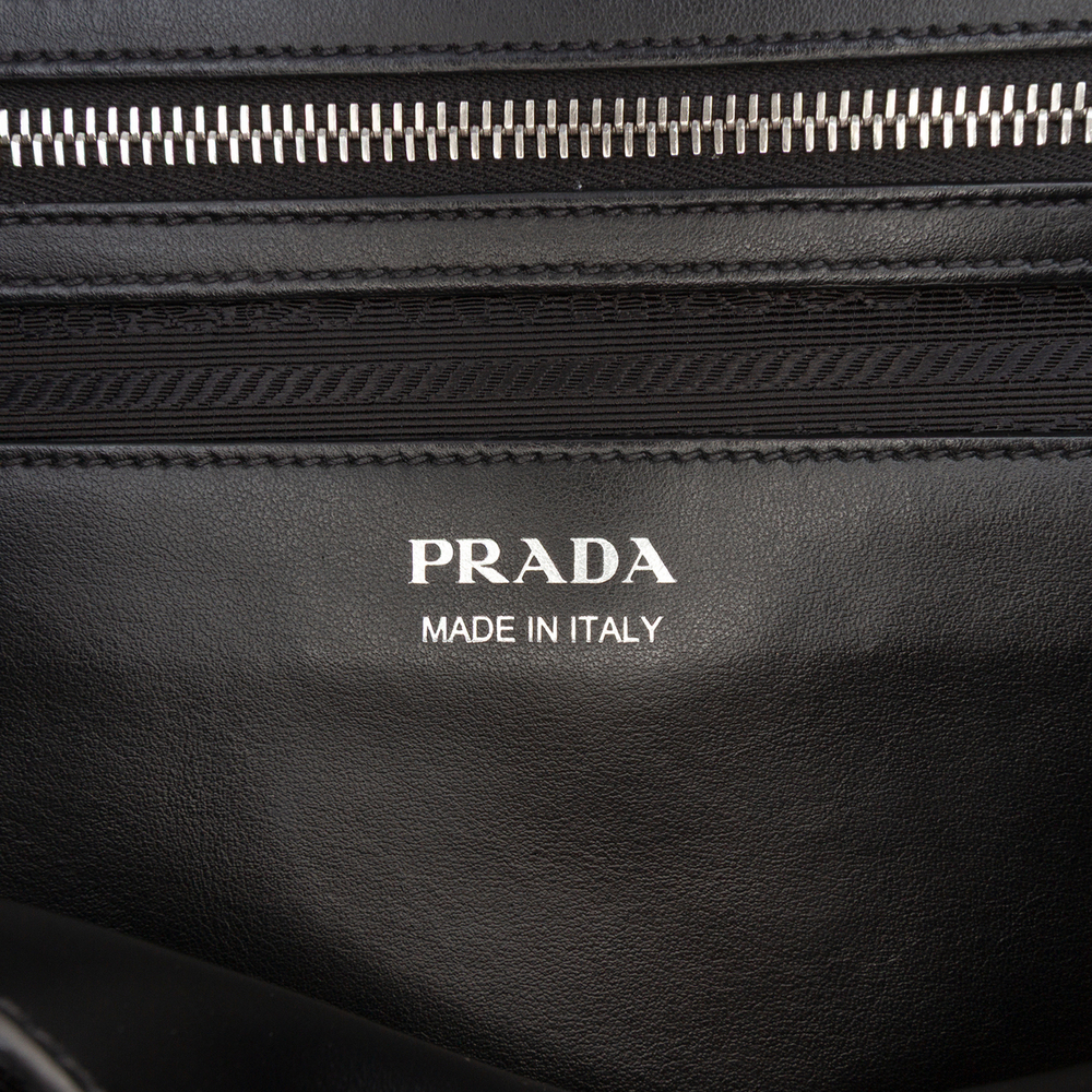 Pre-Loved Prada City Calf Racing Satchel - Picture 5 of 12